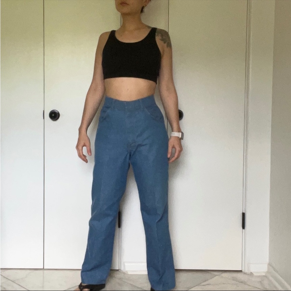 Vintage Wrangler jeans Light Denim Pant Trousers  bootcut 34x30 tag